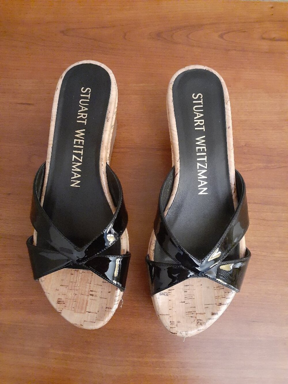 Stuart Weitzman Patent Leather Wedge Shoes